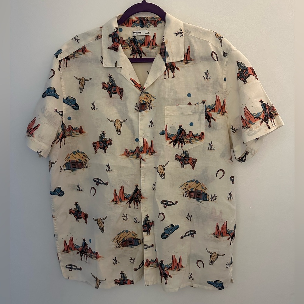 Sonoma Button Down Shirt | western button down | rodeo shirt